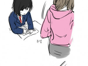 츤데레 여고생 만화