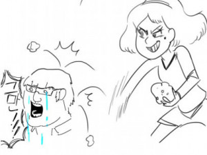 여초딩들의 캣 파이트 썰만화