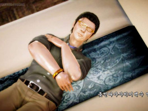 오늘 롯데리아가서 햄버거 먹기 도전한 썰만화 (다른 버전)