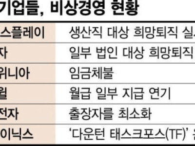 이번달 월급 늦어진대 직장인 덮친 불황한파