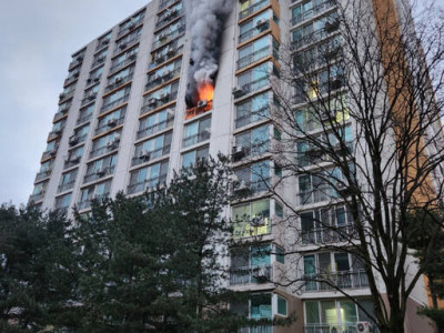 군포 아파트 화재…1명 사망·8명 병원이송
