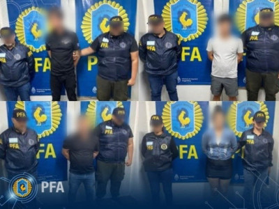 '한국식 노래방'서 성매매...아르헨서 체포한 한인들 사진 공개