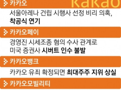 카카오, 해외 진출 잇단 차질… ‘프리나우’ 인수 사실상 무산