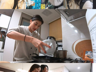 트와이스 지효 설맞이 굴만두떡국 도전..김세정X김나영 왁자지껄[나혼산]