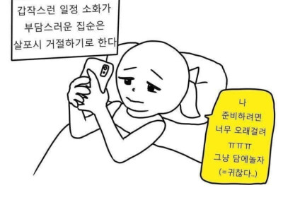 집순이들이 가장 당황스러워한다는 친구 유형