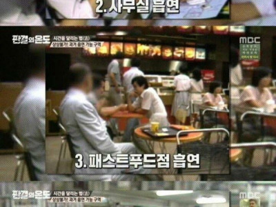 과거 대한민국 흡연 가능 구역