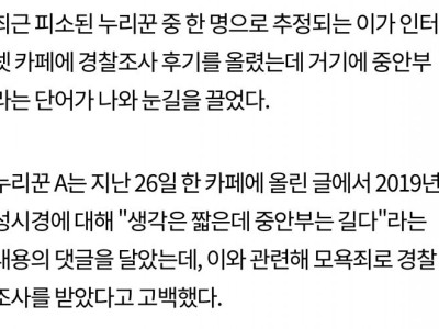 '중안부가 뭐기에?' 성시경 모욕죄로 경찰조사 받은 누리꾼