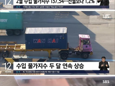 1~3개월 후 물가 더 오른다