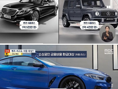 실업급여 비난하더니 외제차 리스 세금 지원?